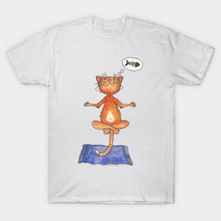 Yoga cat T-Shirt